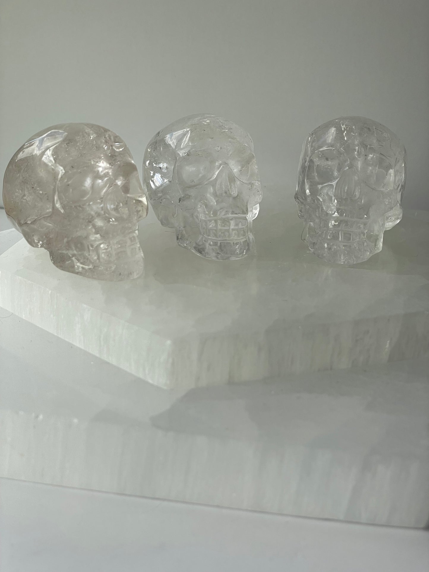 Clear Quartz Mini Skull