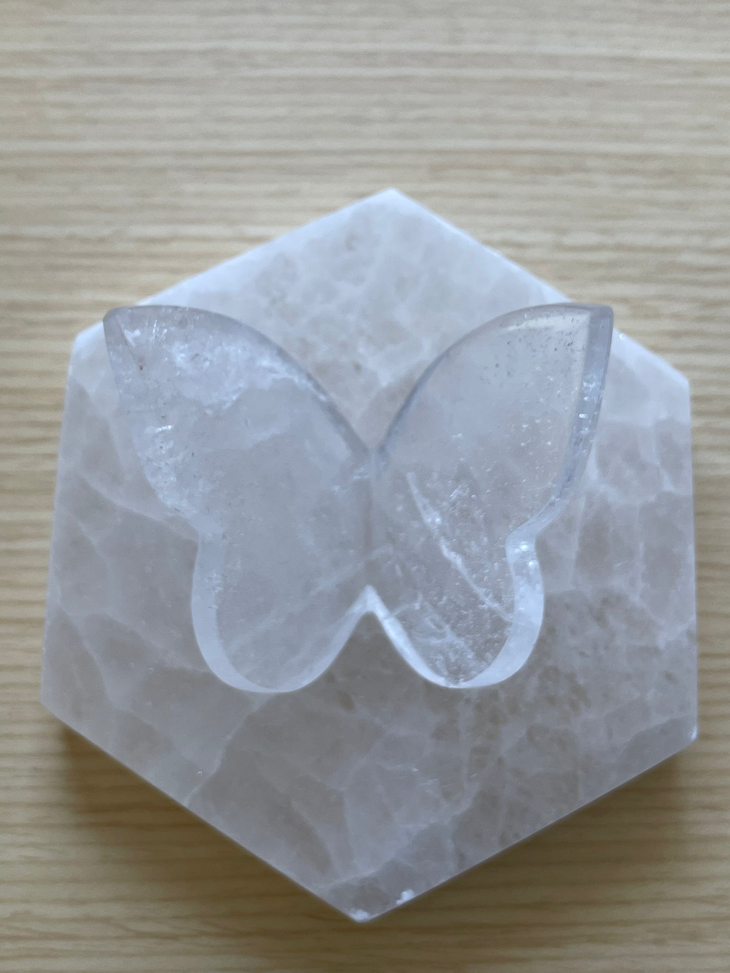 Clear Quartz Butterfly 001