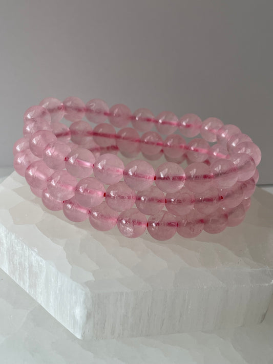 Rose Quartz Bracelet 8 mm