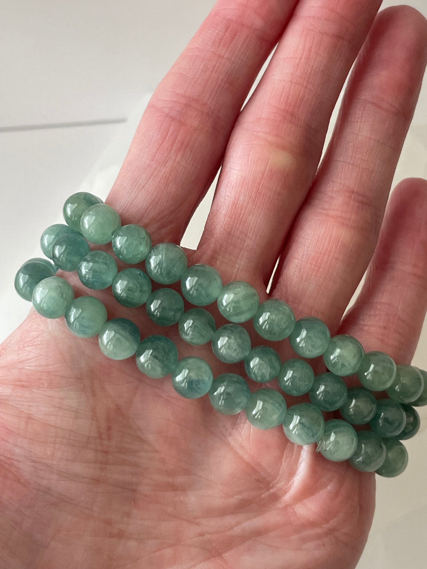 Green Kyanite Bracelet 8mm