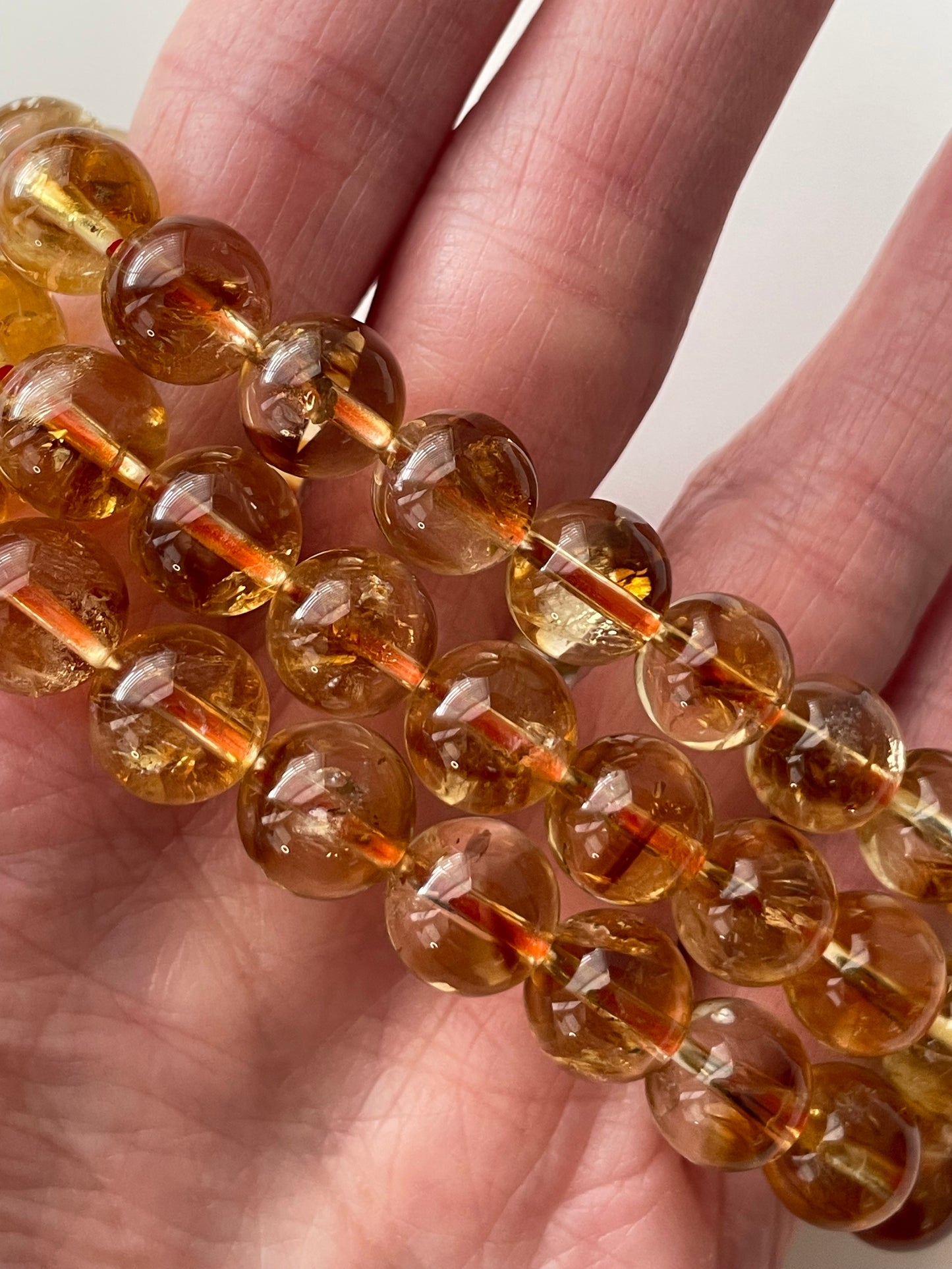 Natural Citrine Bracelet 9 mm