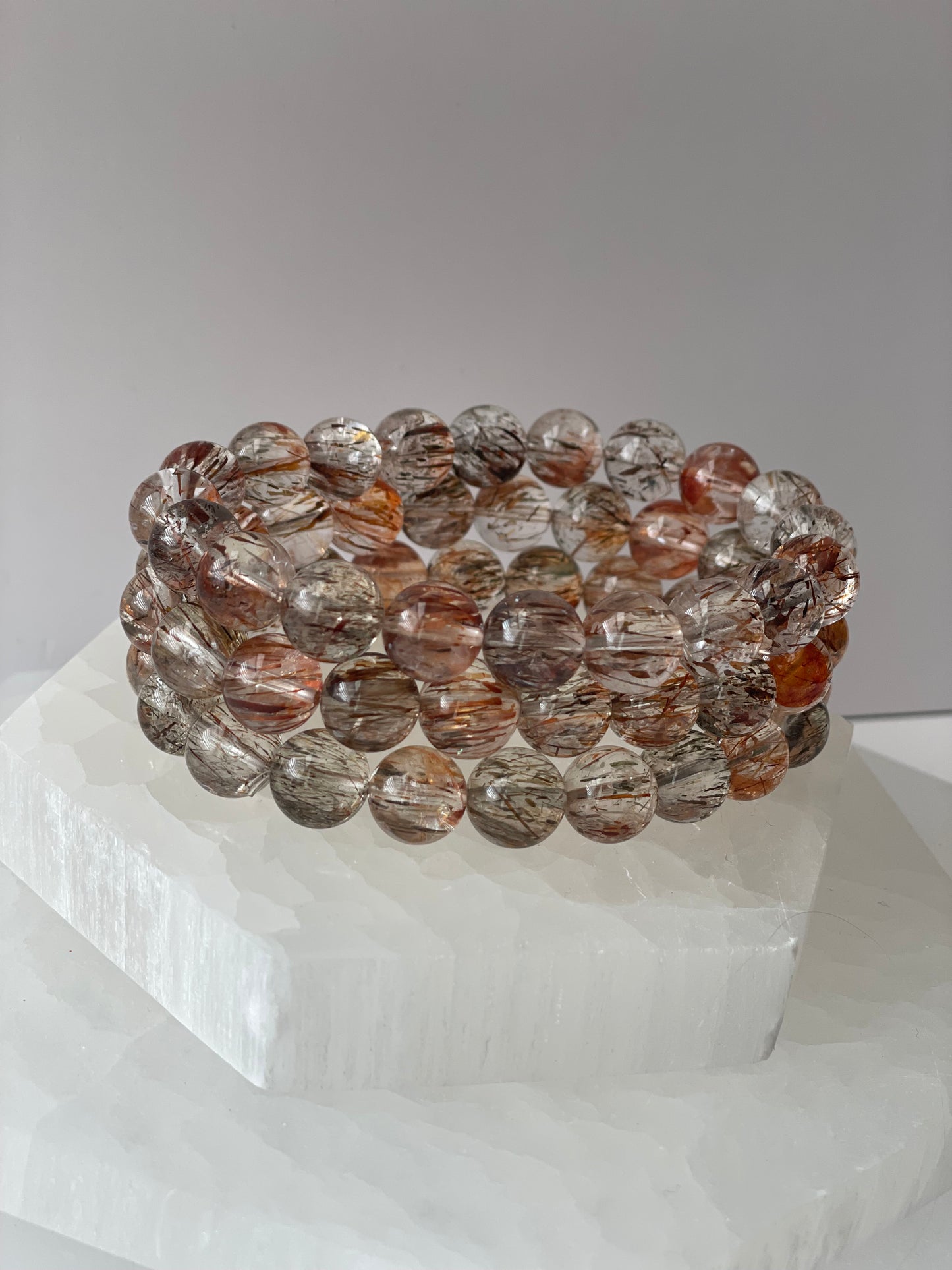 Rutile Quartz Bracelet 10 mm