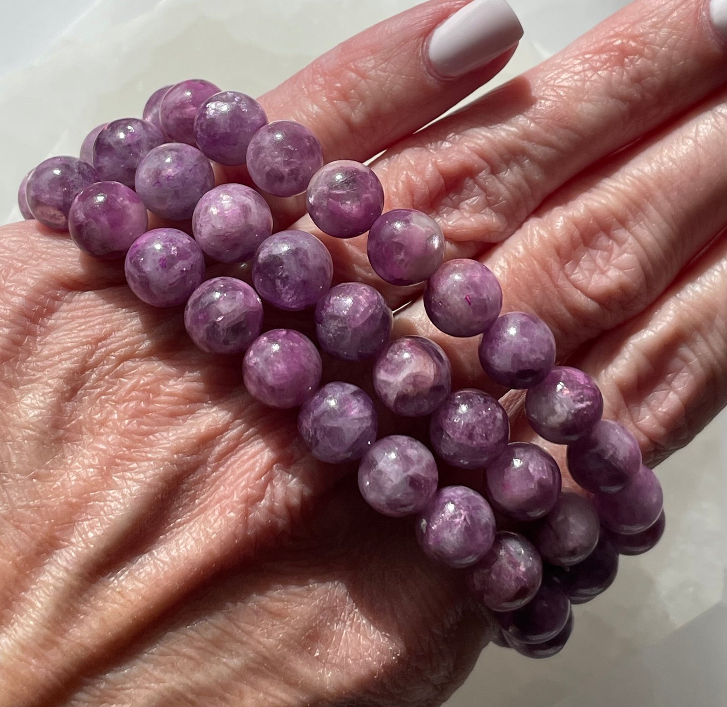 Gemmy Lepidolite Bracelet 8 mm