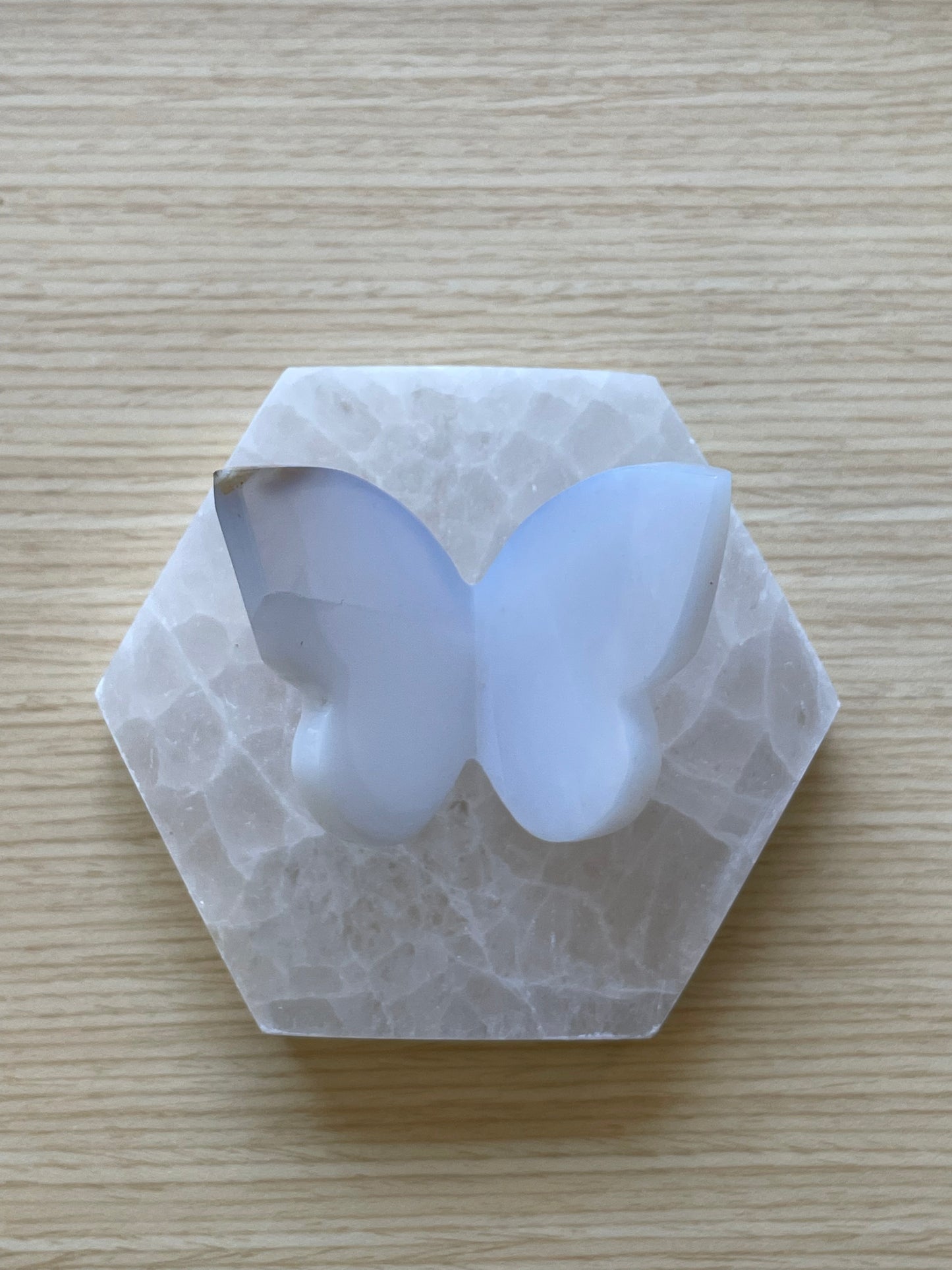 Blue Chalcedony Butterfly 006