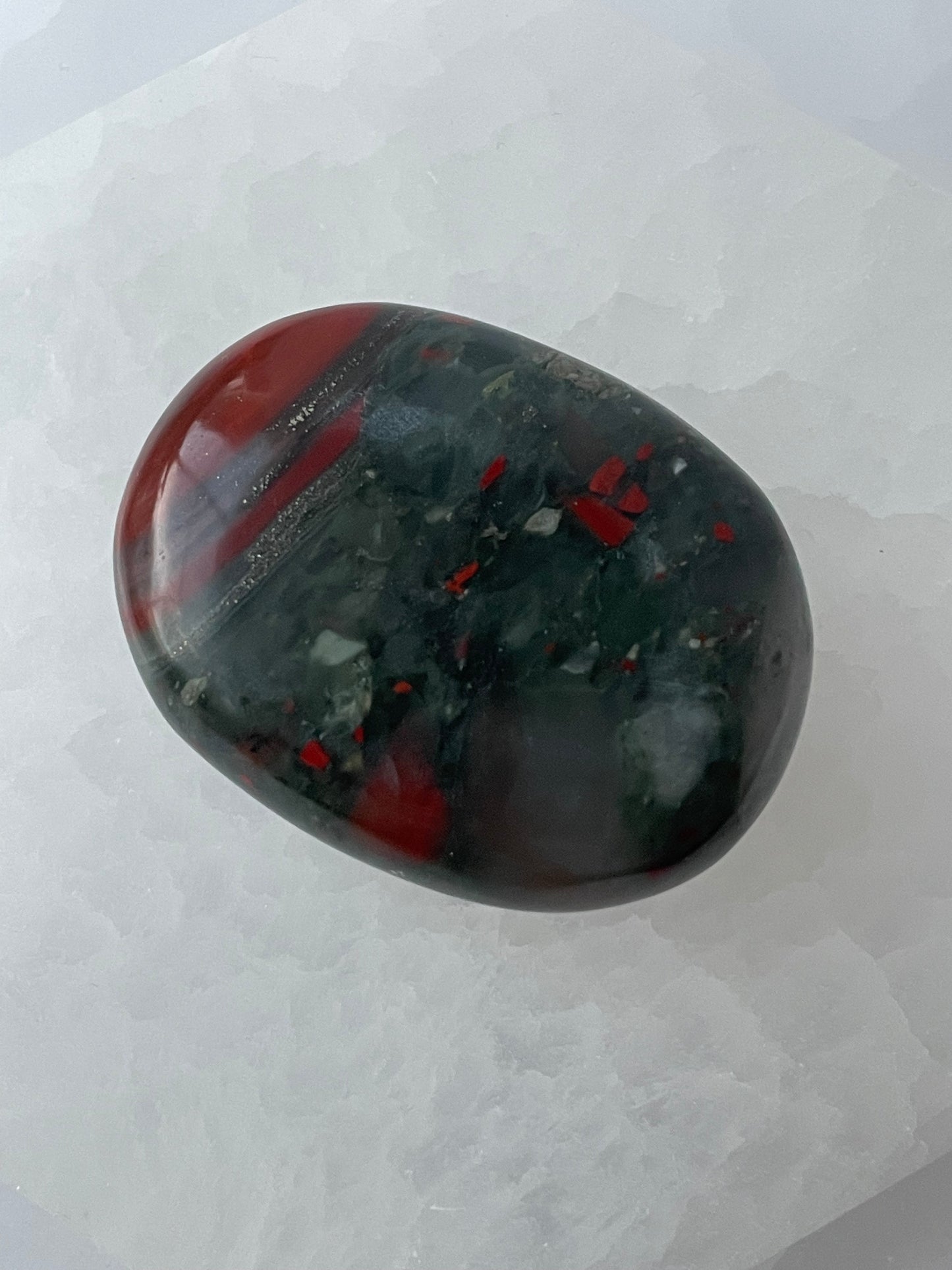 Bloodstone Palm Stone 001