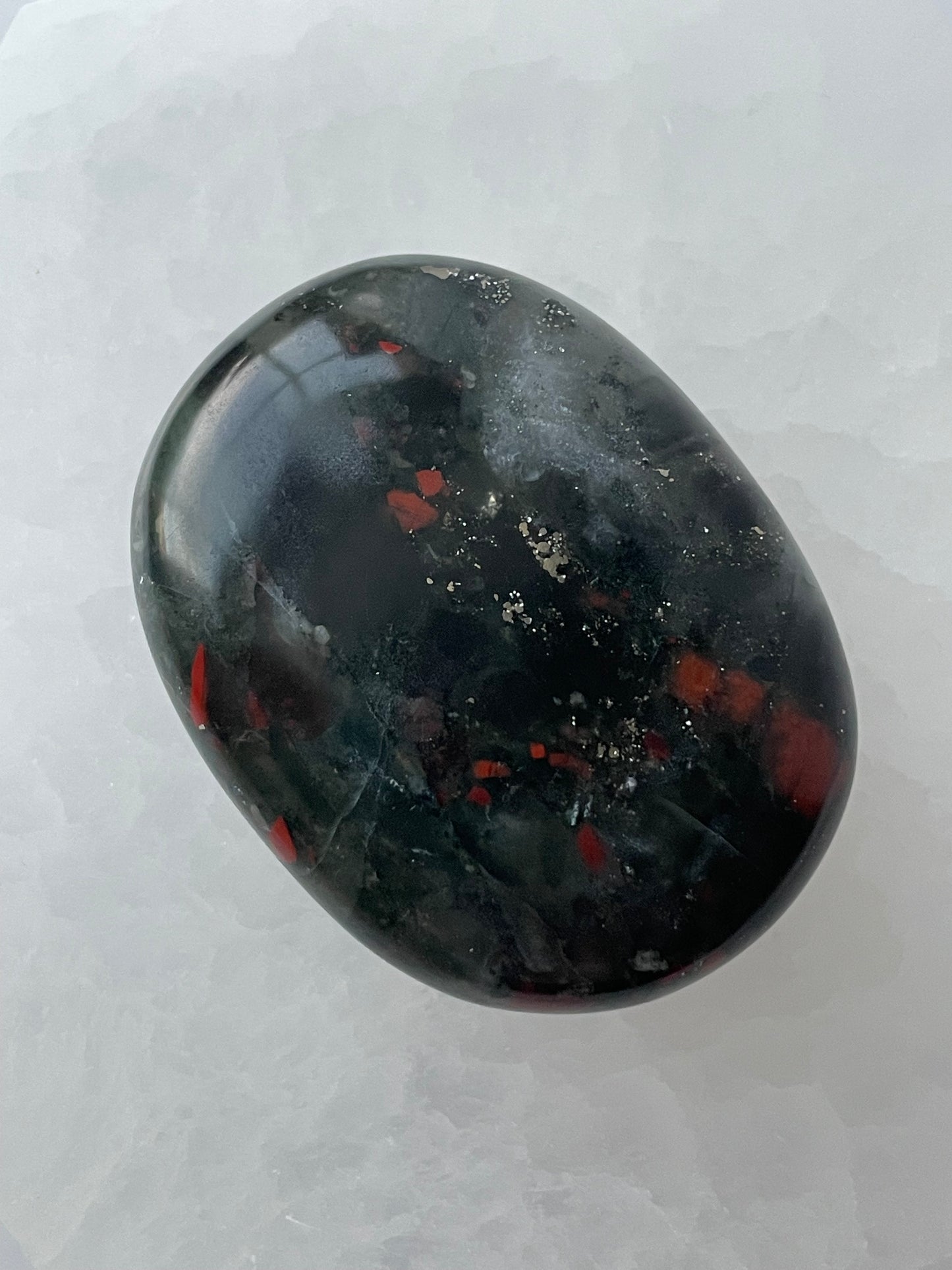 Bloodstone Palm Stone 002