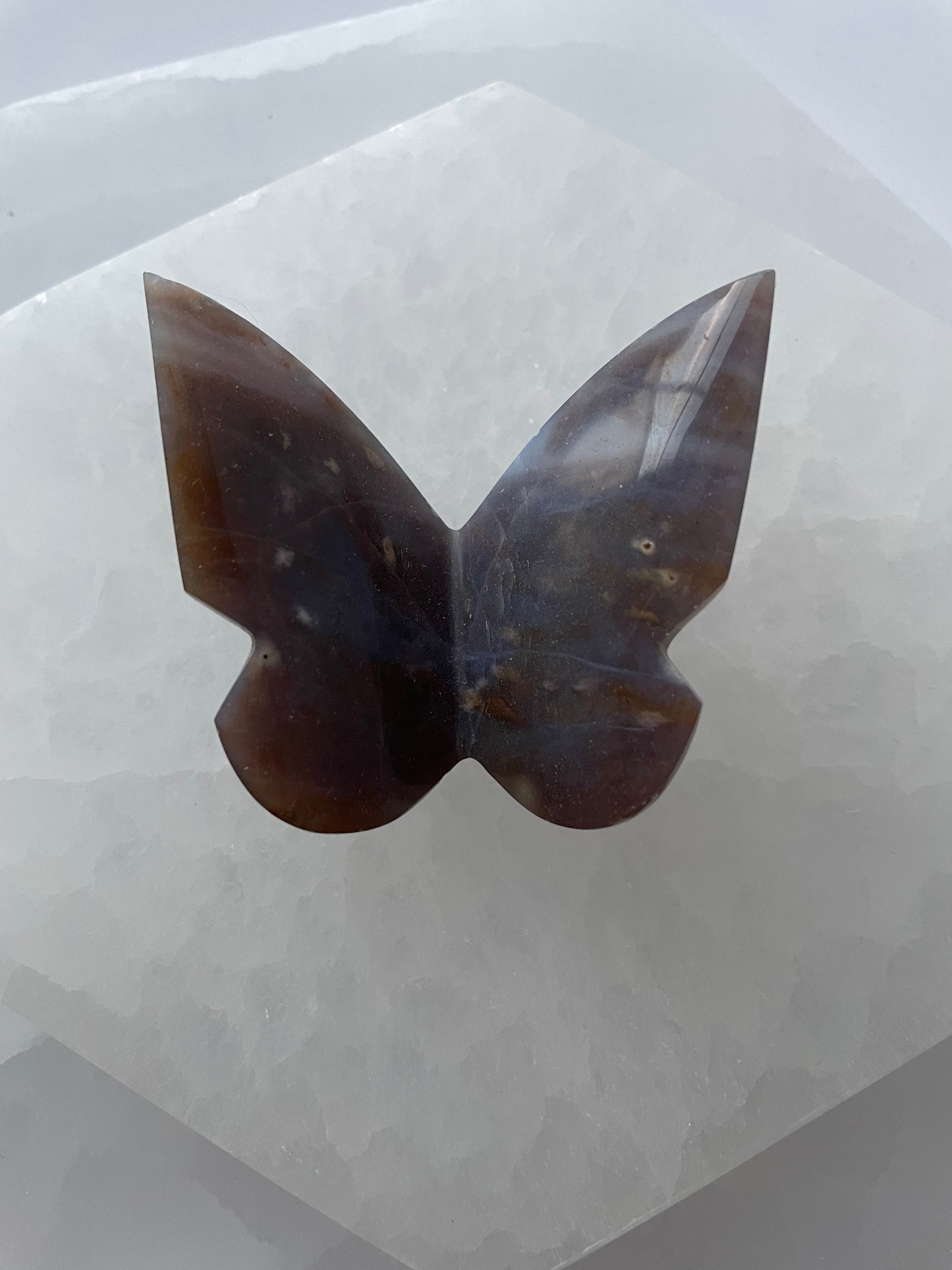 Purple Plume Agate Butterfly 003