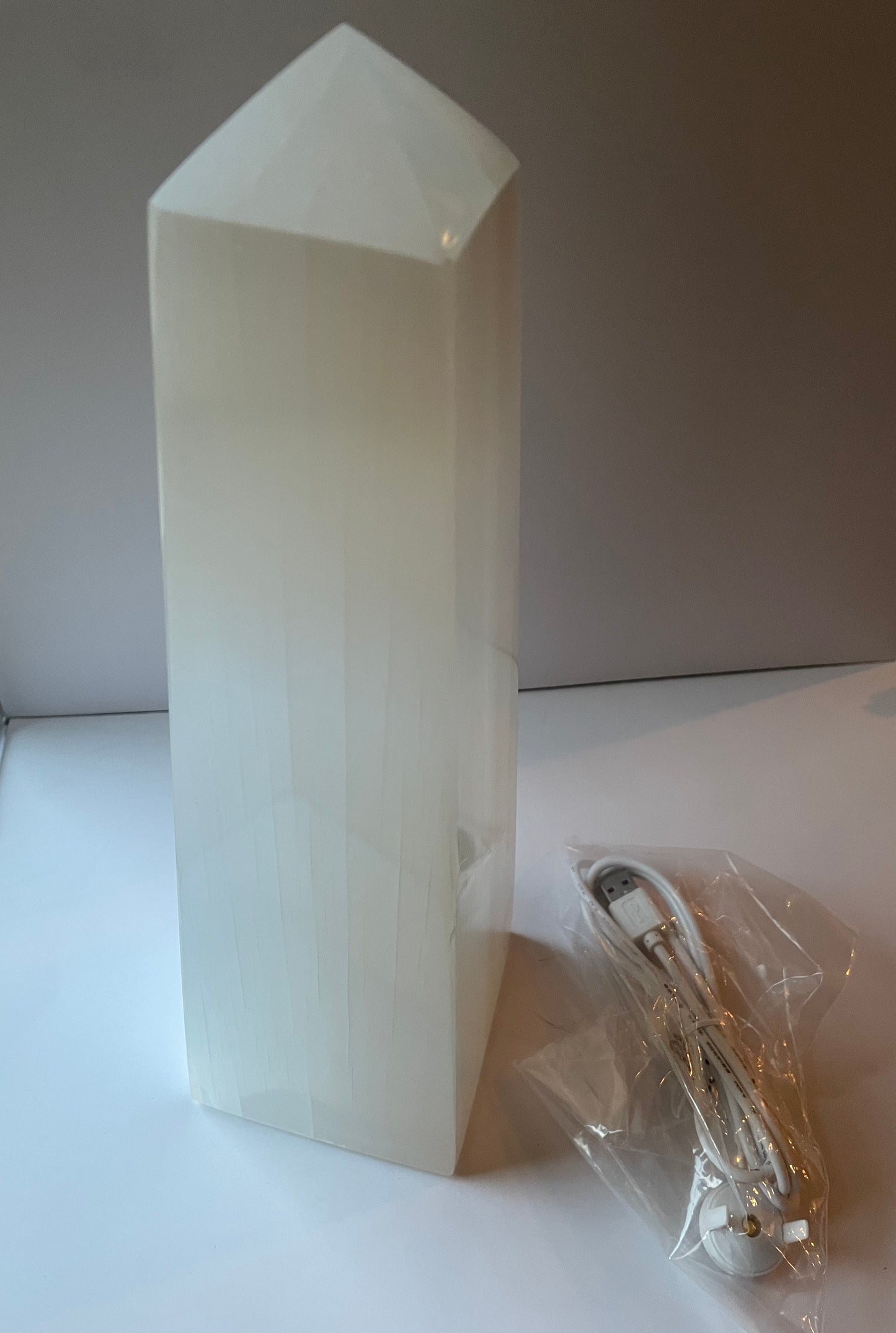 Selenite Lamp