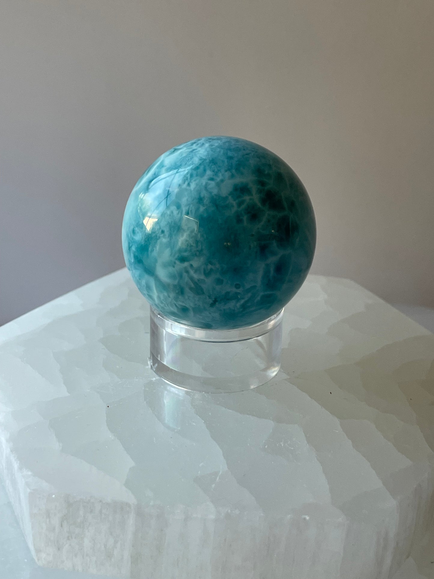 AA Grade Larimar Sphere *RARE*