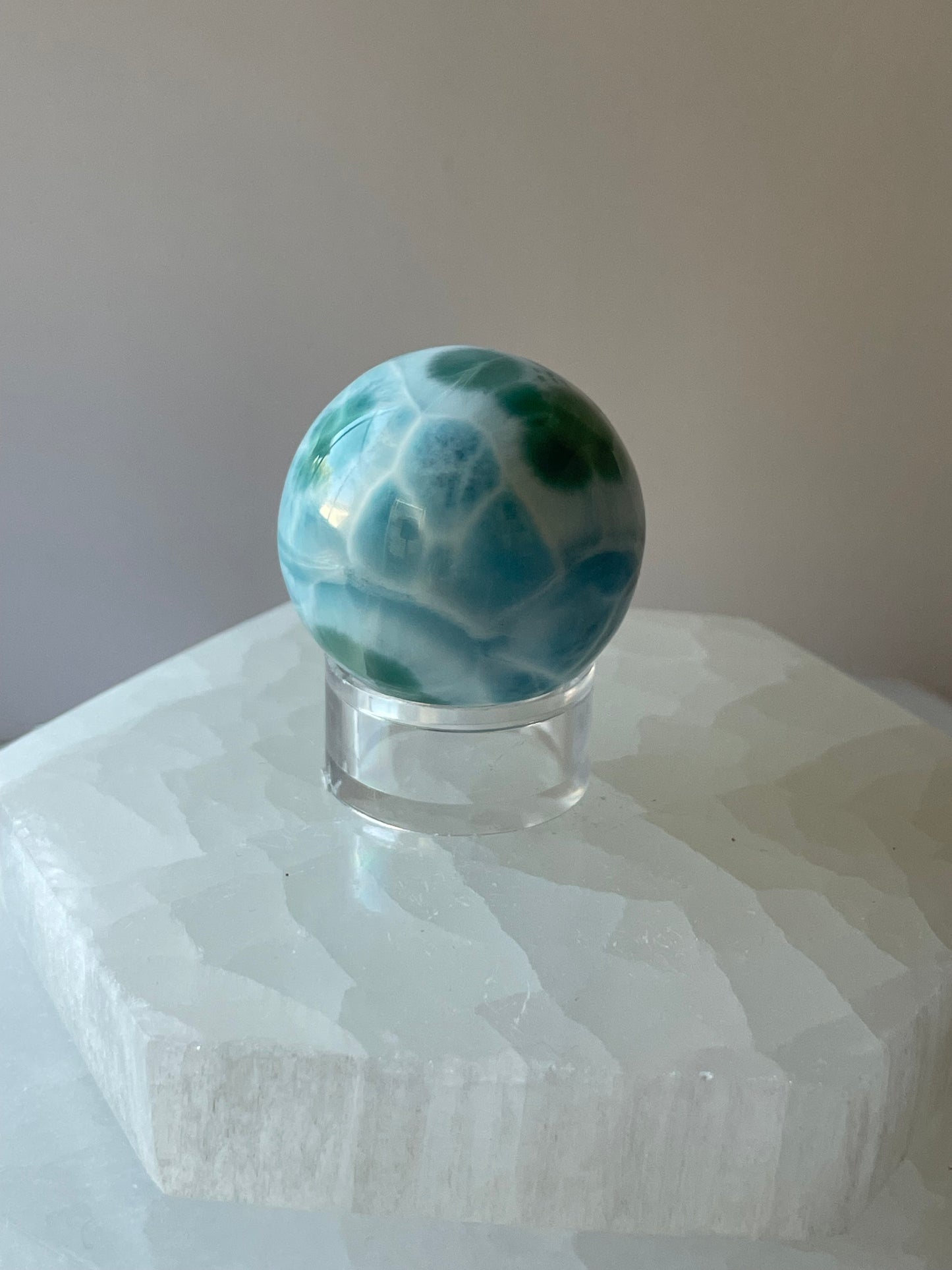 AA Grade Larimar Sphere 1 *RARE*