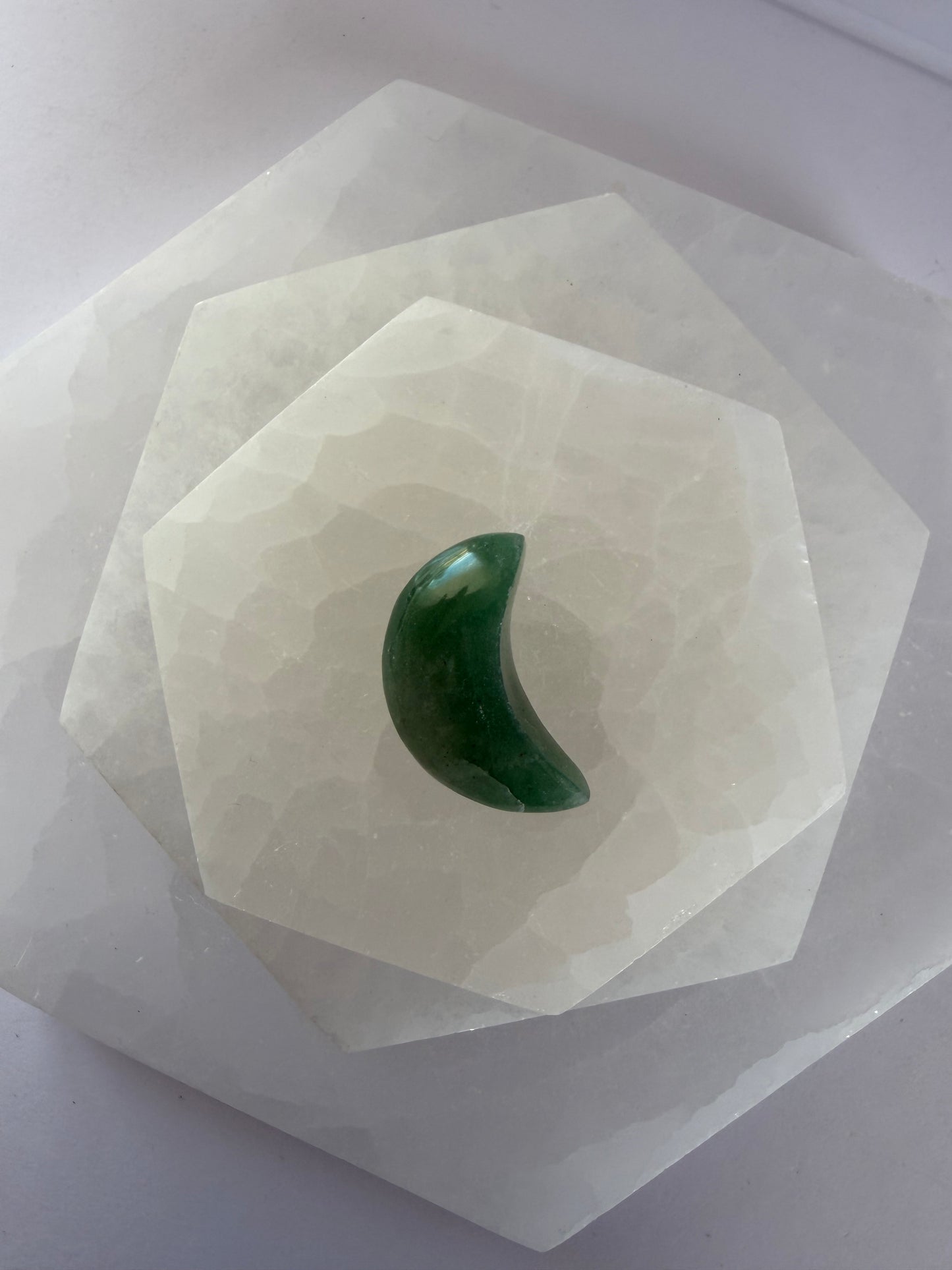 Green Aventurine Mini Moon