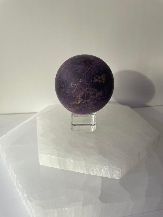 High Grade Velvet Purpurite Sphere