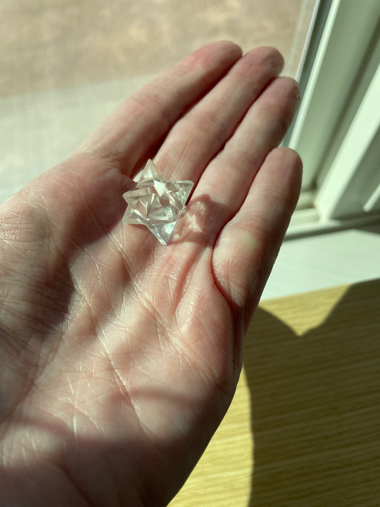 Clear Quartz Mini Merkaba