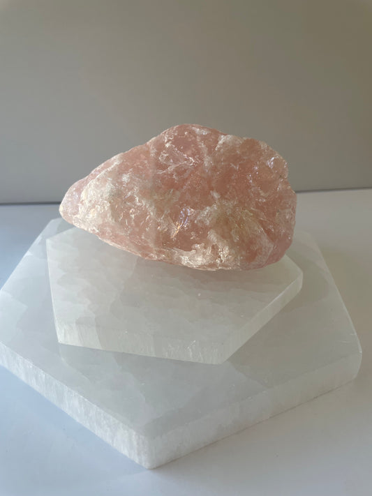 Raw Rose Quartz Chunk