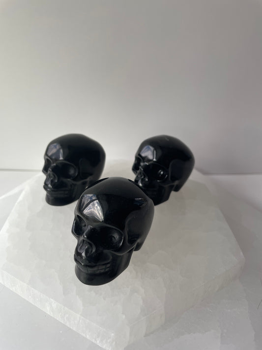 Black Obsidian Mini Skull