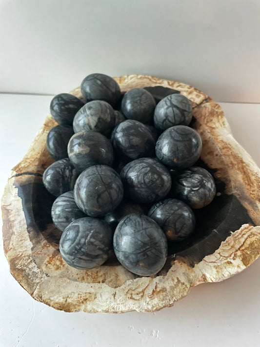 Picasso Marble Jasper Small Sphere *Intuitive Pick*