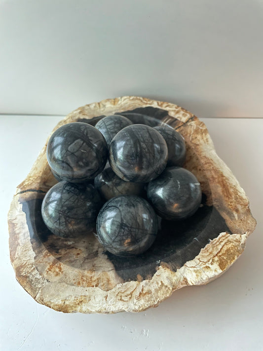 Picasso Marble Jasper Medium Sphere *Intuitive Pick*