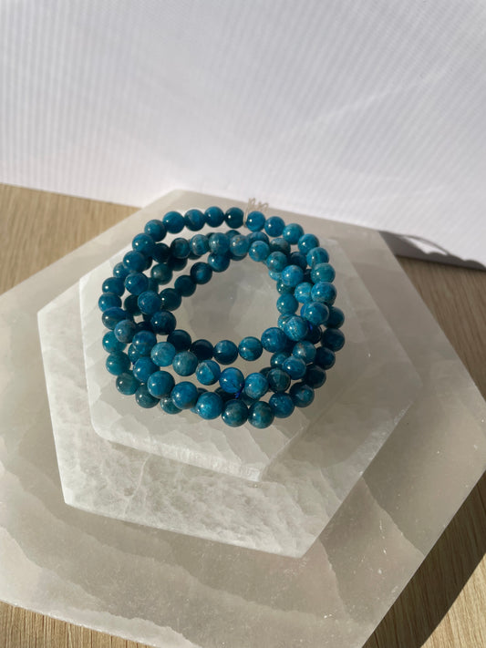 Blue Apatite Bracelet
