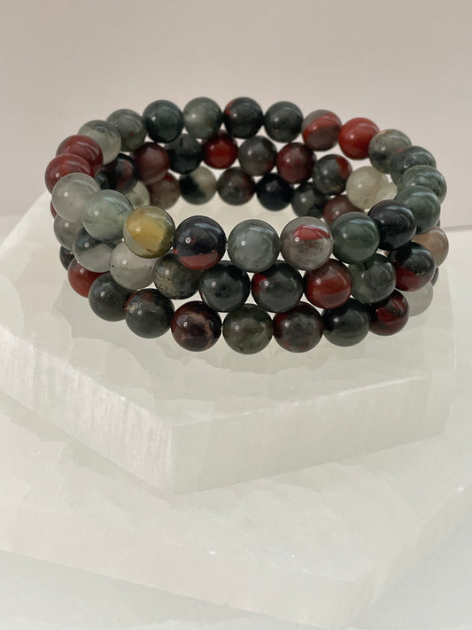 Bloodstone Bracelet 8 mm