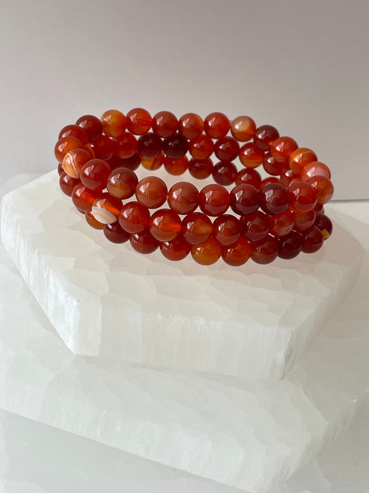Carnelian Bracelet 8 mm
