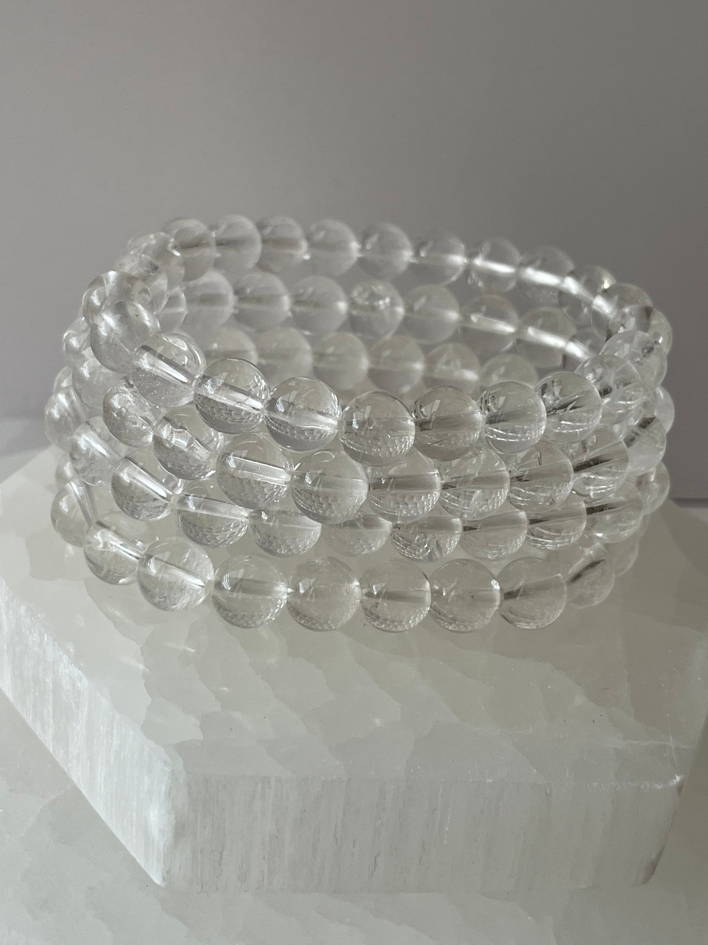 Clear Quartz Bracelet 8 mm