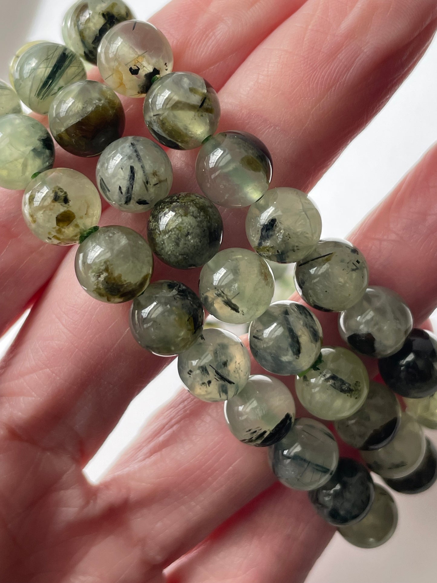 Prehnite Bracelet 8 mm