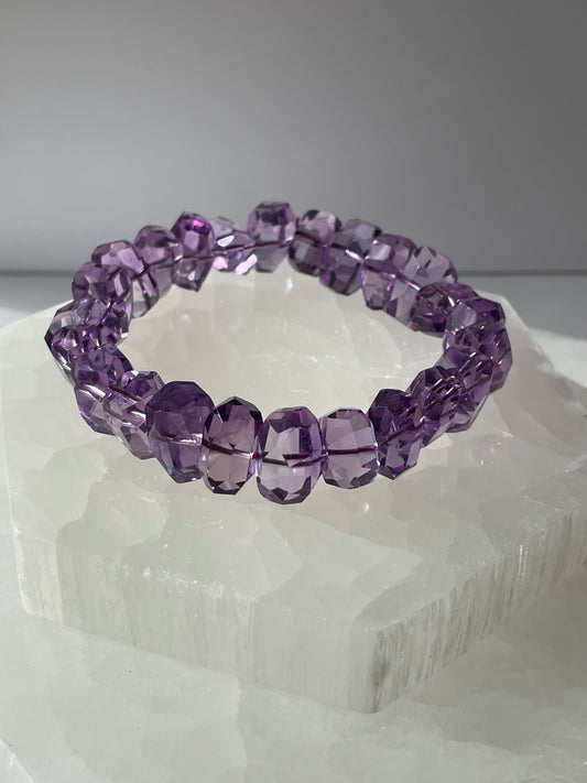 Faceted Amethyst Bracelet One-of-One