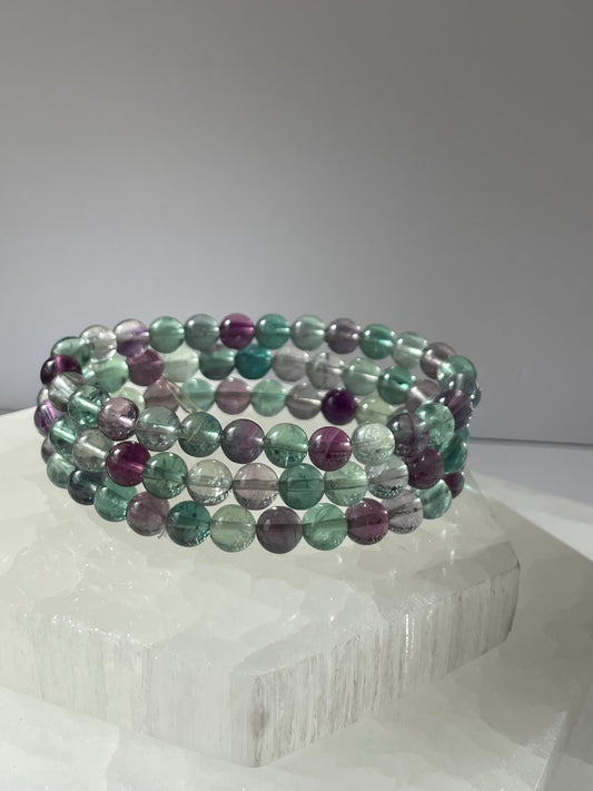 Fluroite Bracelet 6 mm