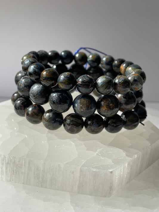 Blue Pietersite Bracelet 10 mm RARE