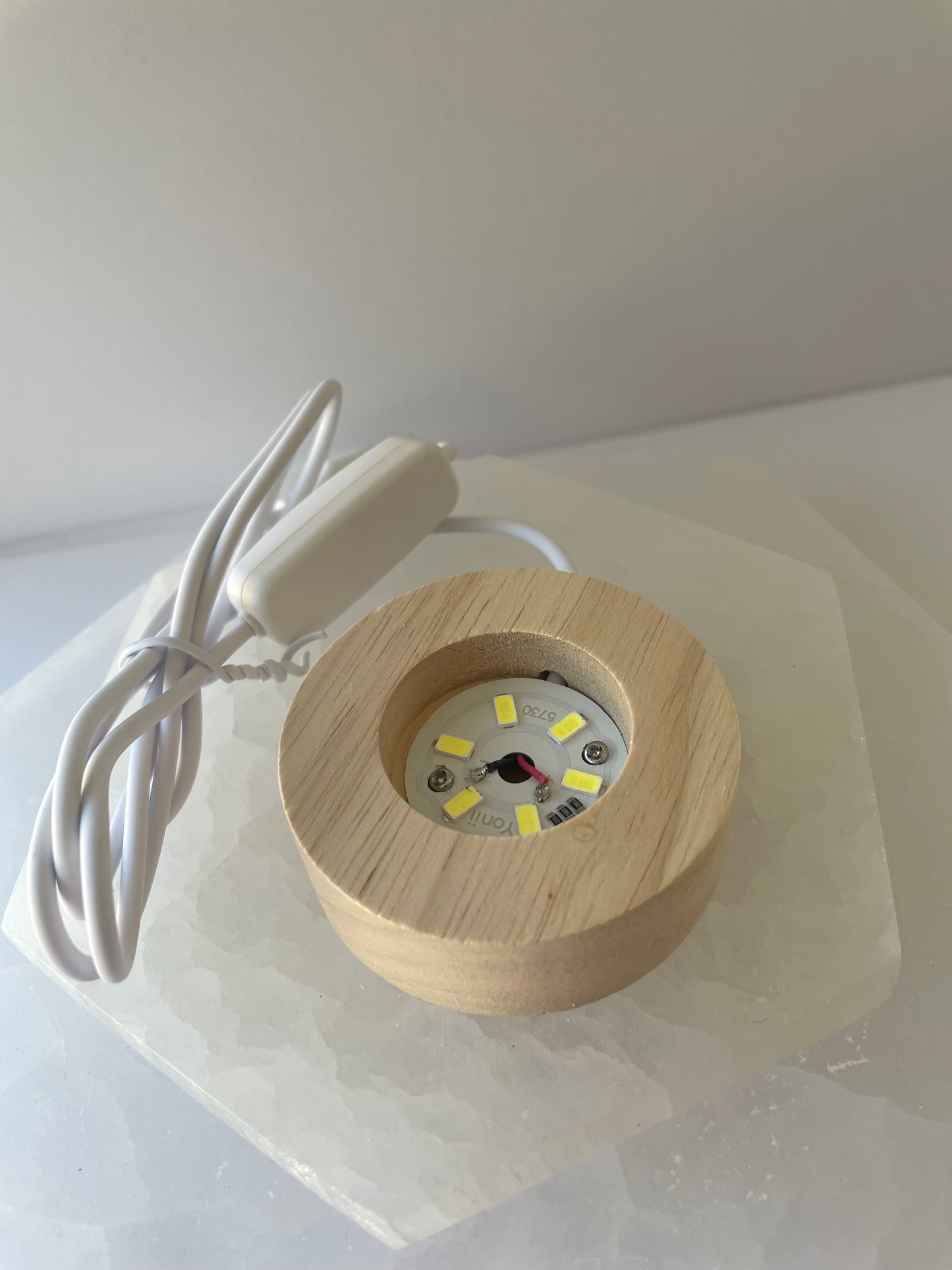 Wooden Clear Light Up Stand