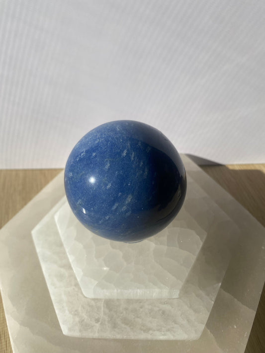Dumortierite (Blue Quartz) Sphere 84