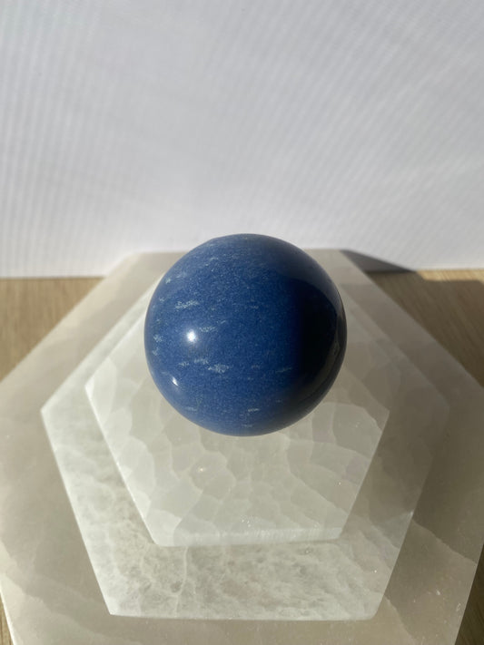 Dumortierite (Blue Quartz) Sphere 48