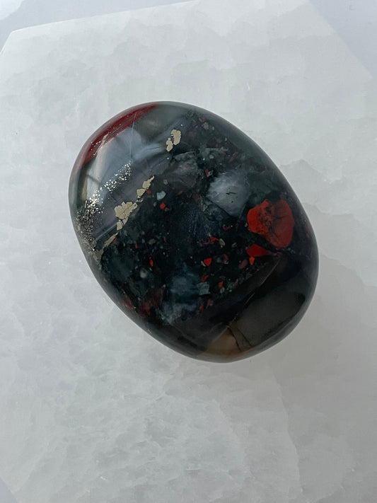 Bloodstone Palm Stone 003