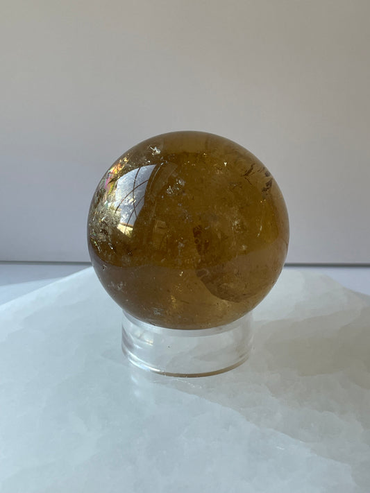 Natural Citrine Sphere 2