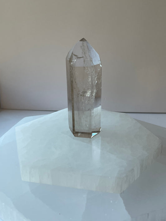 AAA Light Smoky Quartz Tower