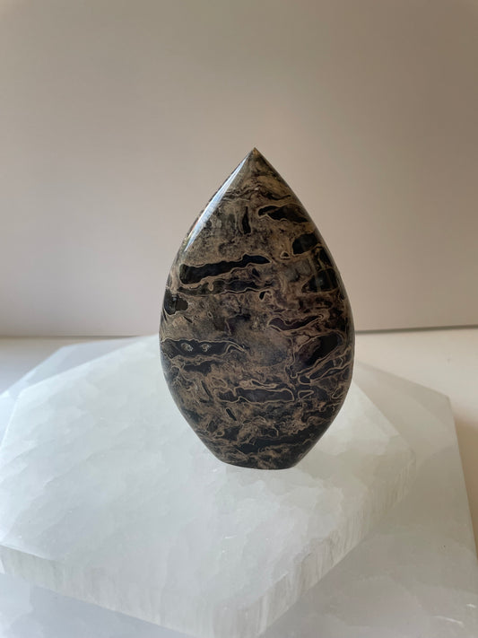 Palm Root with Pyrite Flame 1