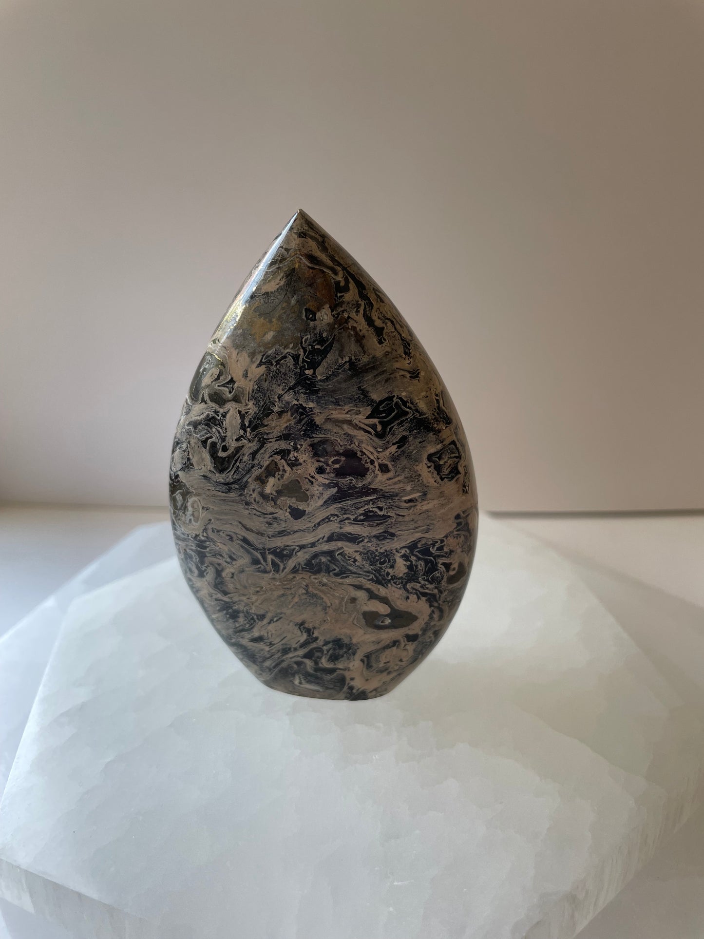 Palm Root with Pyrite Flame