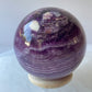 Purple Banded Fluorite Sphere B