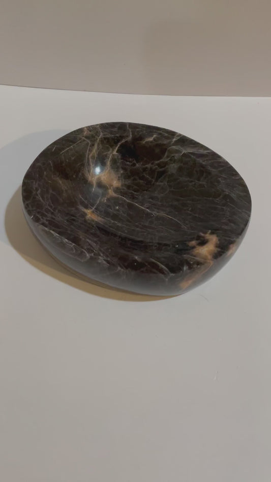 Black Moonstone Bowl