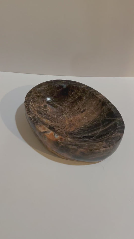 Black Moonstone Bowl