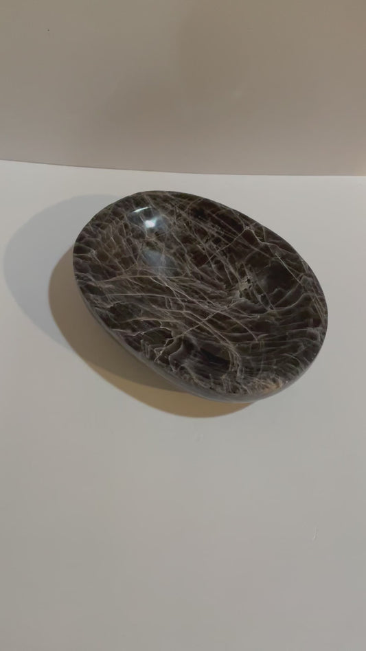 Black Moonstone Bowl