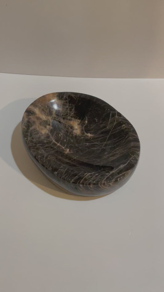 Black Moonstone Bowl